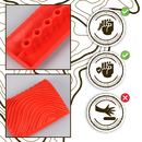 Double Rubber Wood Grain Tool