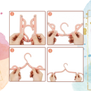 Dual-Size Foldable Clothes Hangers