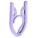 Dual-Size Foldable Clothes Hangers
