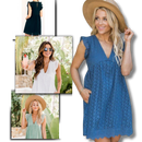 Elegant Broderie Anglaise Dress