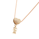 Elegant Mum Charm Necklace