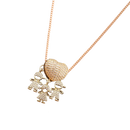 Elegant Mum Charm Necklace