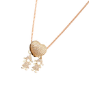 Elegant Mum Charm Necklace