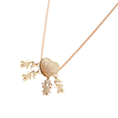 Elegant Mum Charm Necklace