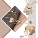 Elegant Mum Charm Necklace