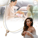 Elegant Mum Charm Necklace