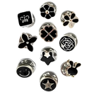 Elegant No-Sew Button Brooch Pins