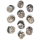 Elegant No-Sew Button Brooch Pins