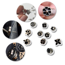 Elegant No-Sew Button Brooch Pins