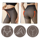 Fake Translucent Fleece Lined Tights