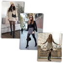 Fake Translucent Fleece Lined Tights