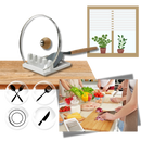 Four-Slot Non Slip Spatula Rack