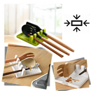 Four-Slot Non Slip Spatula Rack