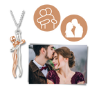Hug Love Couple Necklace