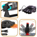 Defrosting and demisting device for cars