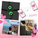 Light Activated Long Distance Bracelets