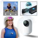 Magnetic Mounting Insta 360 hands Free Camera