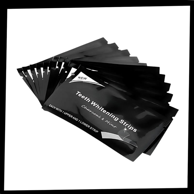 Minty Charcoal Teeth Strips