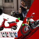 Motorcycle Alloy Kickstand Combo