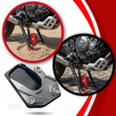 Motorcycle Alloy Kickstand Combo