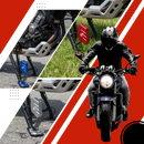Motorcycle Alloy Kickstand Combo