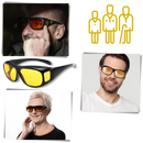 Night driving clarity glasses