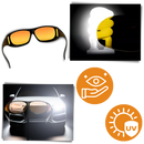 Night driving clarity glasses