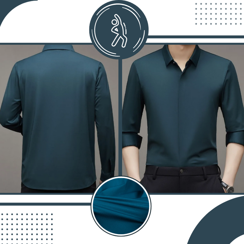 Non Iron Silk Blend Men's Polo