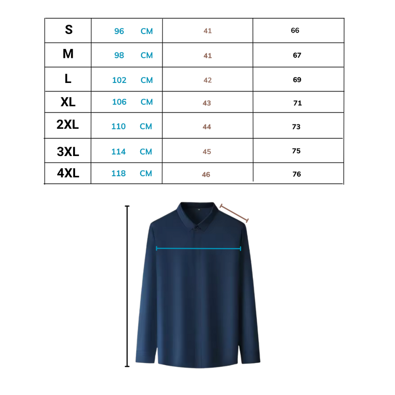 Non Iron Silk Blend Men's Polo