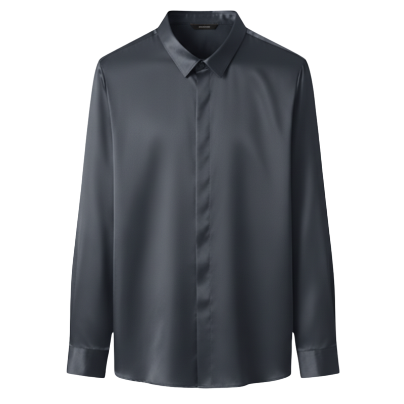 Non Iron Silk Blend Men's Polo