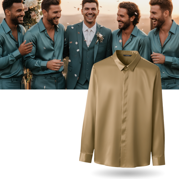 Non Iron Silk Blend Men's Polo