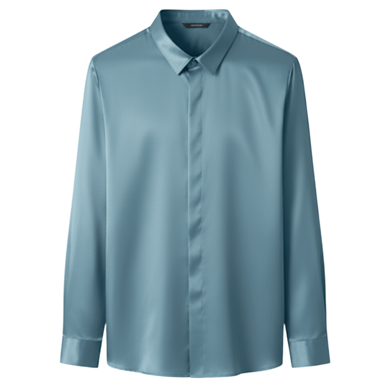 Non Iron Silk Blend Men's Polo