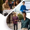 Non Iron Silk Blend Men's Polo