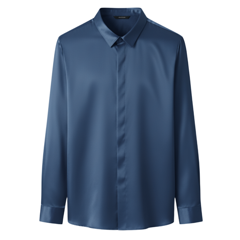 Non Iron Silk Blend Men's Polo