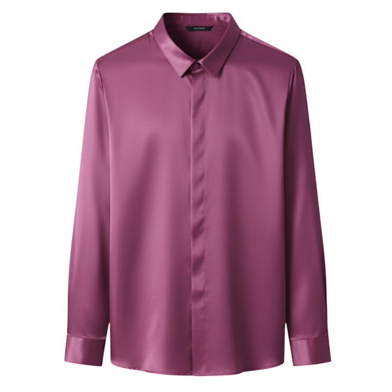 Non Iron Silk Blend Men's Polo