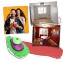 Paint Edger Set 4pcs Sponge Point and Decorative