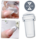 Perfect Symmetry Transparent Nail Art Tool