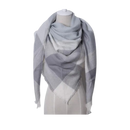 Plaid Cashmere Scarf Mohair feel