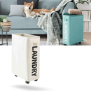 Portable Laundry Basket with Wheels