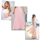 Prairie Chic Lace Chiffon Dress