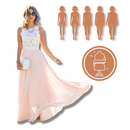 Prairie Chic Lace Chiffon Dress