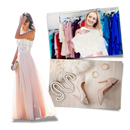 Prairie Chic Lace Chiffon Dress