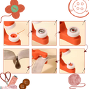 Quick Assembly Snap Button Press