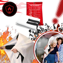 Quick Extinguishing Emergency Fire Blankets