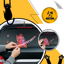 Quirky Cat Wiper Decal