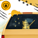 Quirky Cat Wiper Decal