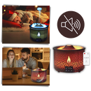 Relaxing volcano humidifier