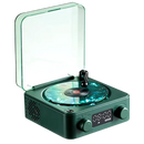 Retro-Style Waves Vinyl Player