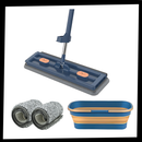 Self-wringing Flat Mop With Bucket