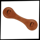 Sleek Personalized Magnetic Leather Bookmark